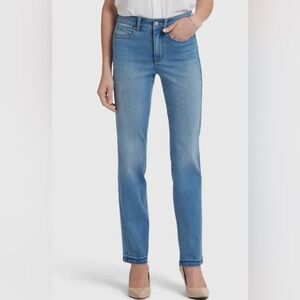 NYDJ Marilyn High Waist Straight Leg Jeans 10